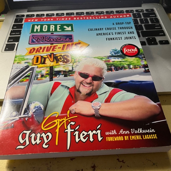 More Diners, Drive-ins, and Dives by Guy Fieri and Ann Volkwein. Forward by Emer - Picture 1 of 2